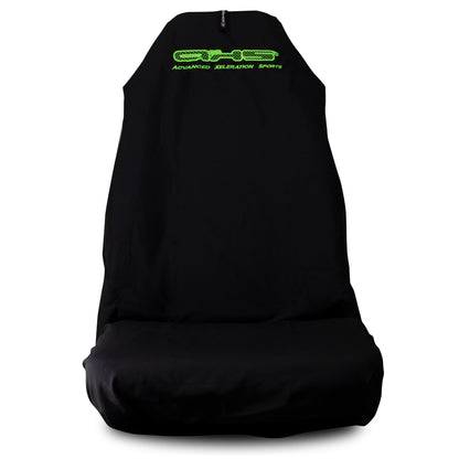 Neon Viper Green AXS On Black Recaro & Bride Seat Slip On's