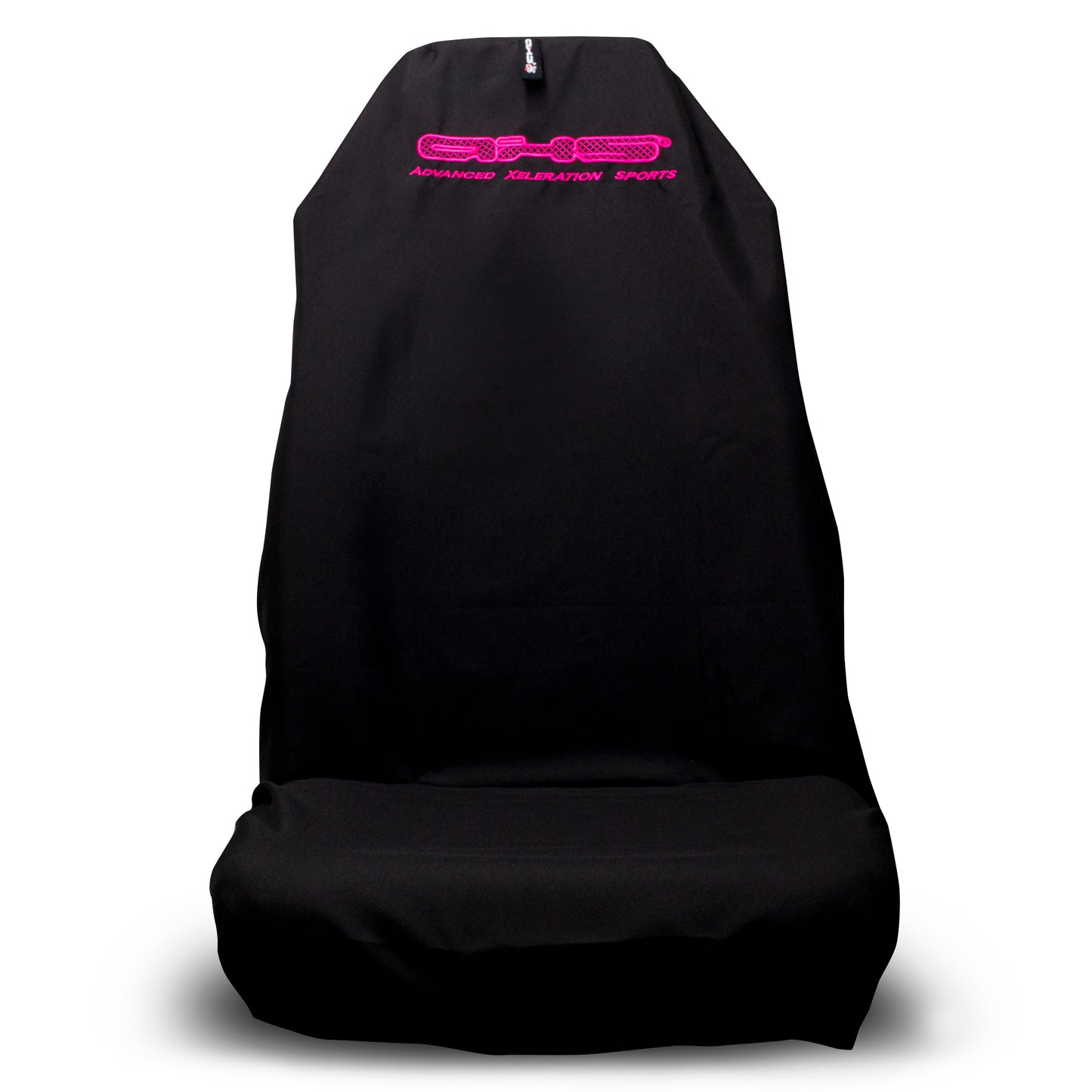 🇦🇺 Hand Made Fluro Hot Pink on Black AXS Pro Sports Slip On Seat Covers 🇦🇺