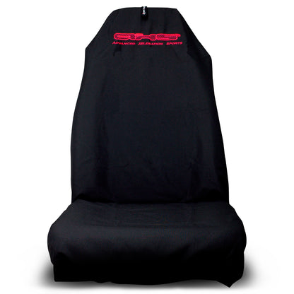 🇦🇺 Hand Made Fluro Red on Classic Black AXS Pro Sports Recaro & Bride Seat Covers