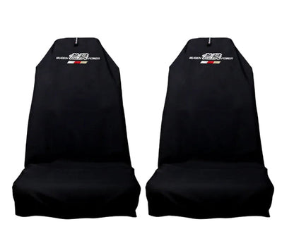 🇦🇺 Pair Hand Made Black MUGEN Pro Sports Recaro & Bucket Seat Covers