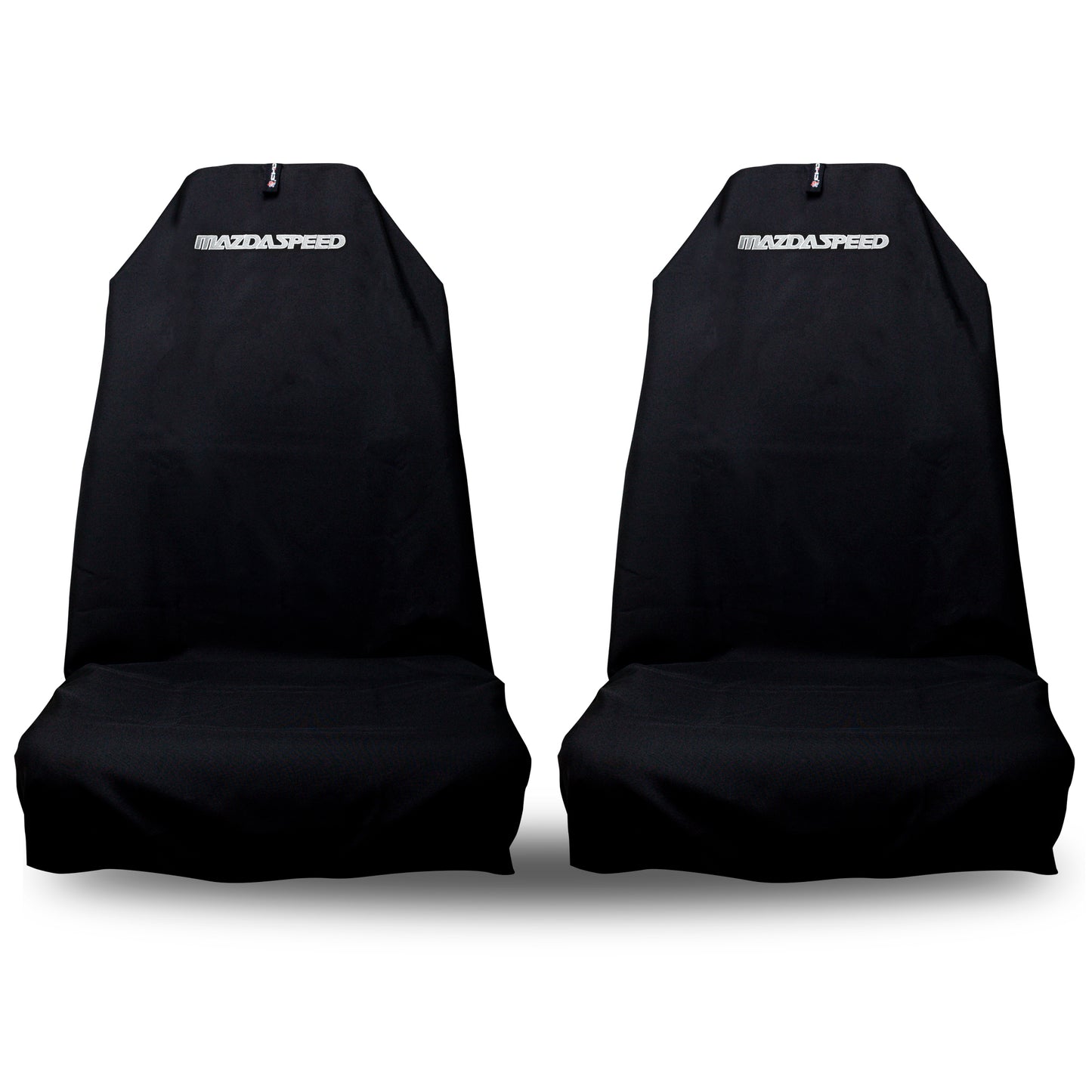 🇦🇺 Hand Made Pair Black Mazdaspeed Pro Sports Slip On Seat Covers
