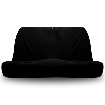 🇦🇺 Hand Made Classic Plain Black AXS Rear Bench Car Seat Covers