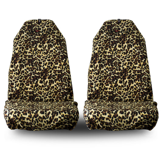 🇦🇺 Hand Made Leopard Print Classic AXS Pro Sports Slip On Seat Covers 🇦🇺