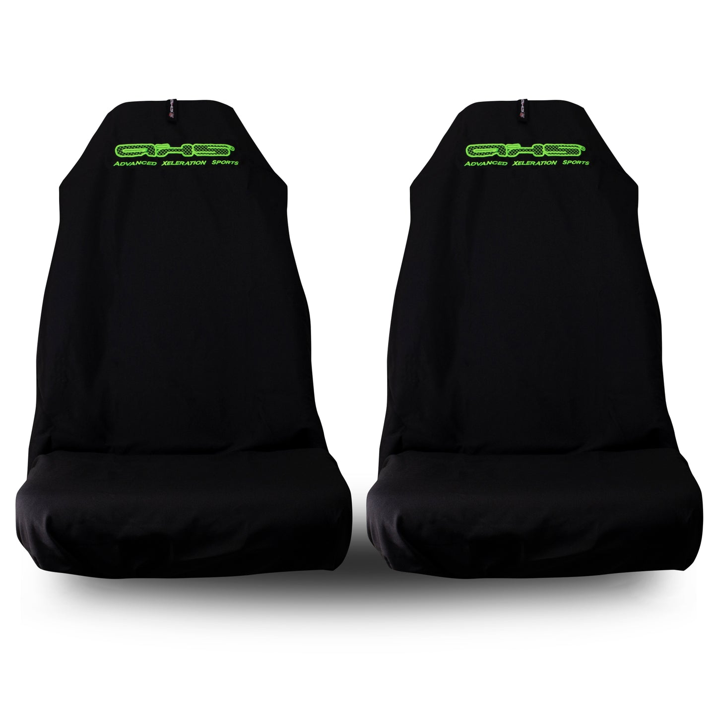 🇦🇺 Hand Made Fluro Viper Green on Classic Black AXS Pro Sports Recaro & Bride Seat Covers