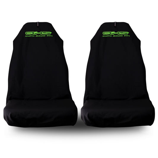 🇦🇺 Hand Made Fluro Viper Green on Classic Black AXS Pro Sports Recaro & Bride Seat Covers