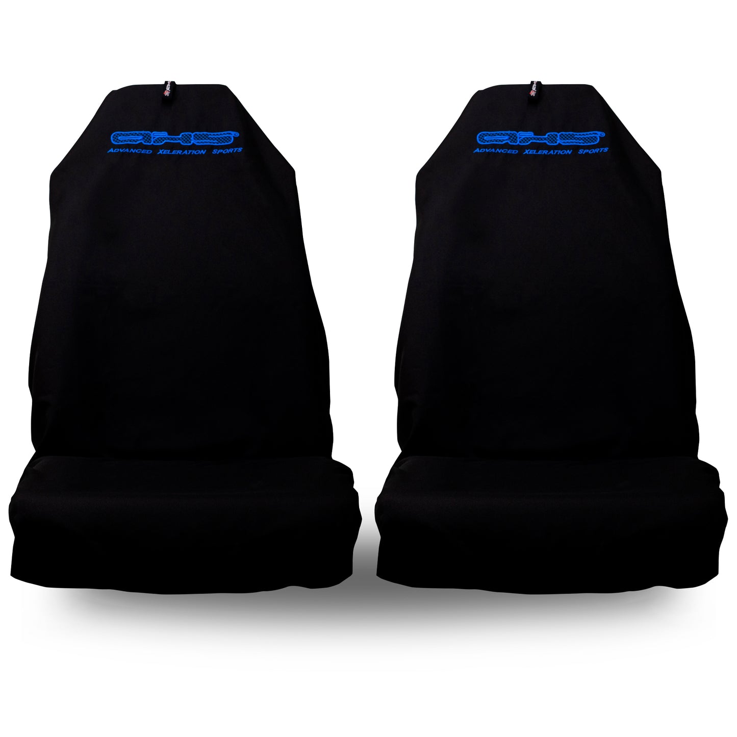 🇦🇺 Hand Made Fluro Blue on Classic Black AXS Pro Sports Recaro & Bride Seat Covers