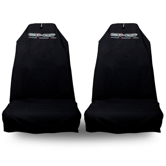 🇦🇺 Hand Made Classic Black AXS Slip On Pro Sports Seat Covers