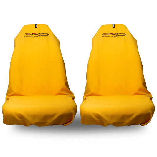 (🔥 seller) Tan Leather AXS Pro Sports Slip On Seat Covers 🇦🇺