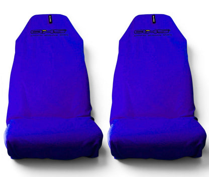 🇦🇺 Hand made AXS Classic Royal Blue Slip-on Pro Sports Recaro-Bride Seat Covers
