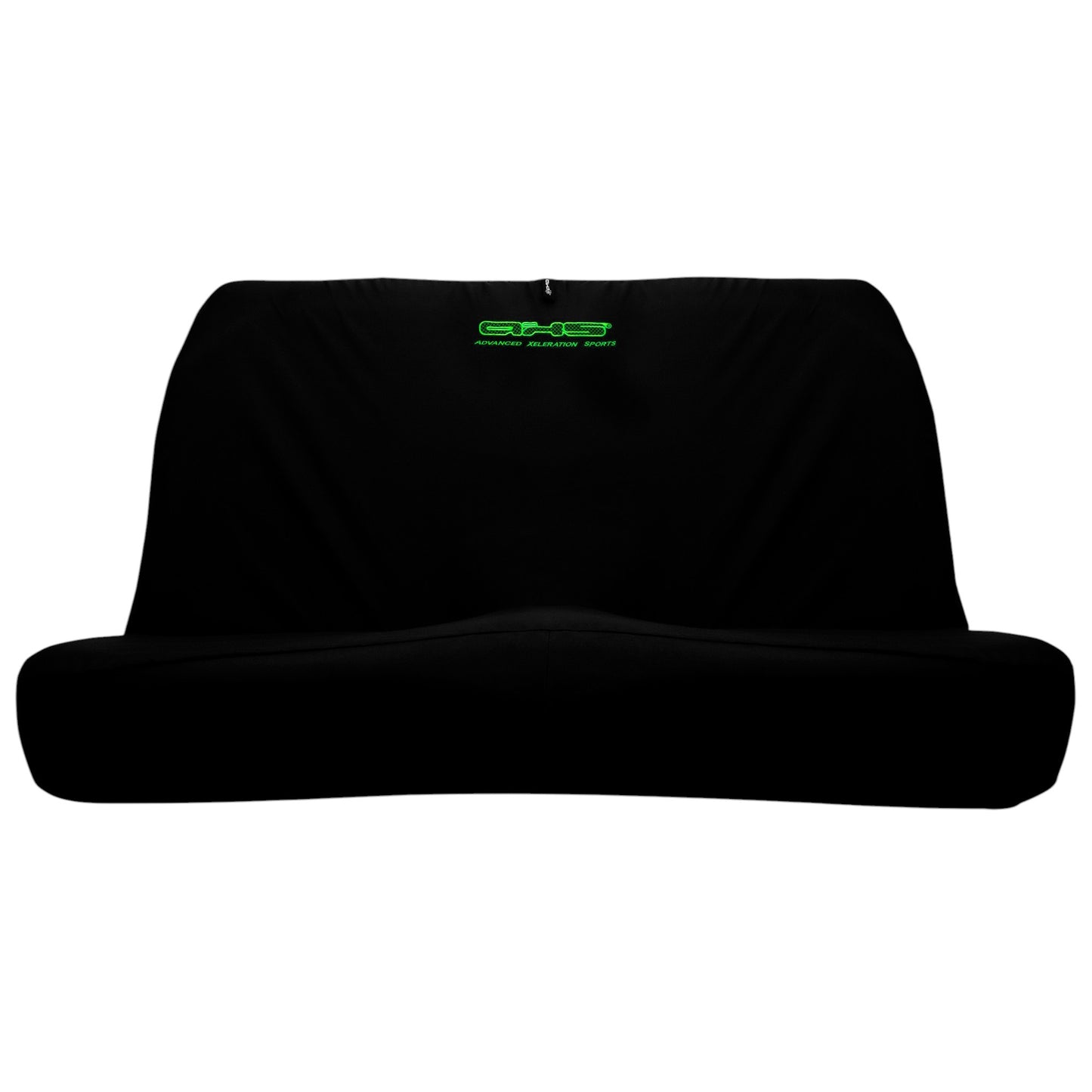 🇦🇺 HAND MADE AXS FLURO VIPER GREEN ON BLACK UNIVERSAL REAR BENCH CAR SEAT COVERS