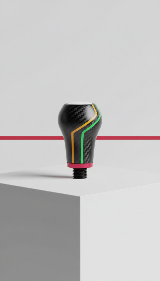 Carbon Fiber Shift Knob Custom Cut