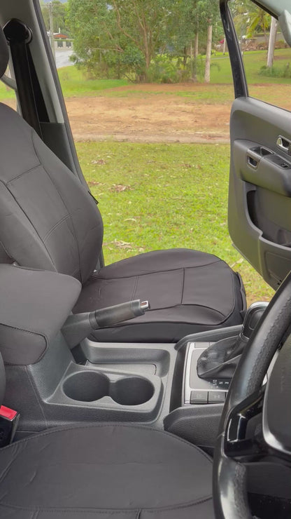 Superior quality Tailor Made Black AXS Full Neoprene Seat Covers Suit 2015, 2016, 2017, 2018 VW Amarok 550 Highline